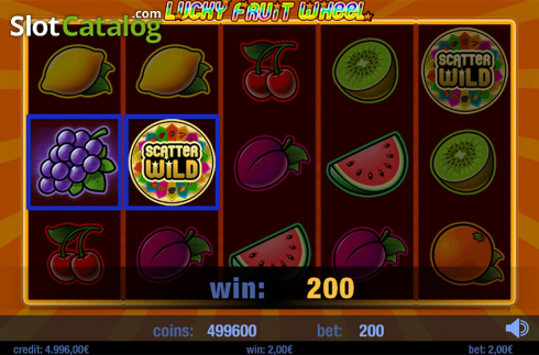 Скрин5. Lucky Fruit Wheel слот