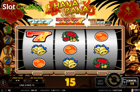 Скрин3. Hana Bana слот