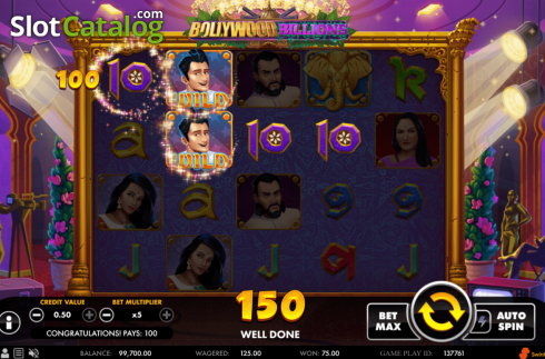 Скрин3. Bollywood Billions слот
