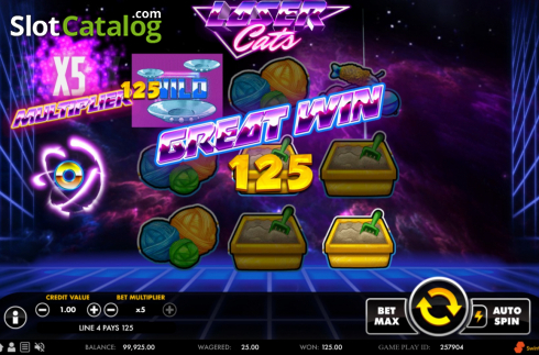 Скрин3. Laser Cats слот