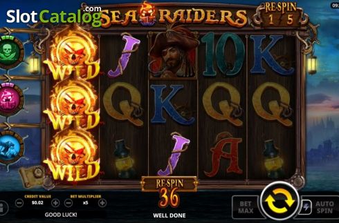 Скрин4. Sea Raiders слот