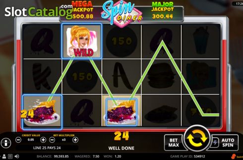 Скрин3. Spin Diner слот