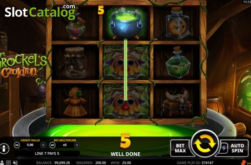 Скрин5. Grockel's Cauldron слот