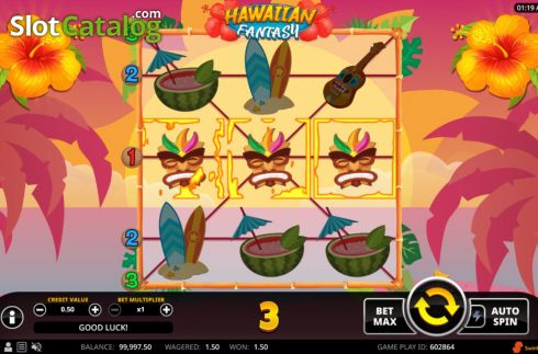 Скрин6. Hawaiian Fantasy слот