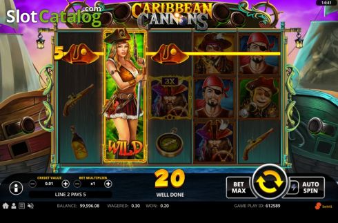 Скрин4. Caribbean Cannons слот