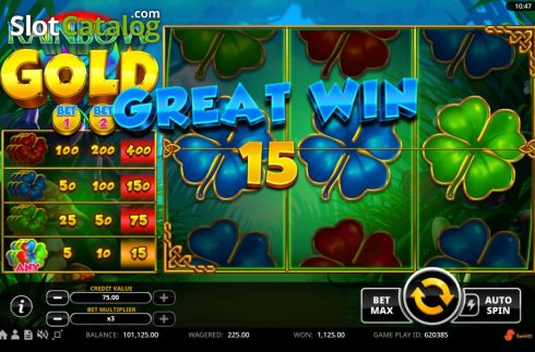 Скрин4. Rainbow Gold (Swintt) слот