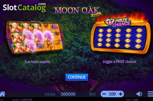 Скрин2. Moon Oak Deluxe слот