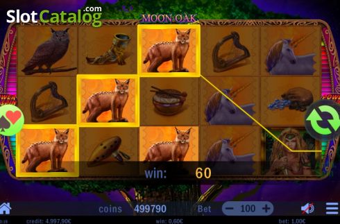 Скрин5. Moon Oak Deluxe слот