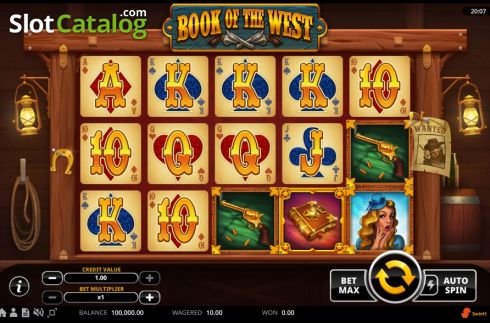 Скрин2. Book Of The West слот