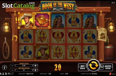 Скрин5. Book Of The West слот