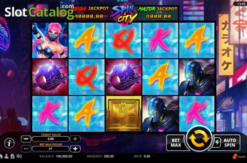 Скрин2. Spin City слот