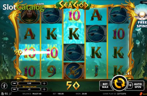 Скрин4. Sea God (Swintt) слот
