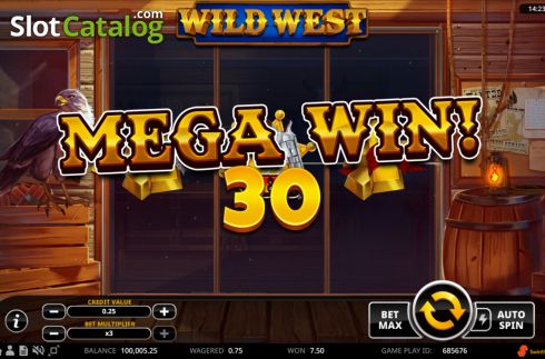 Скрин3. Wild West (Swintt) слот