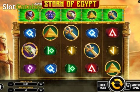 Скрин2. Storm of Egypt слот