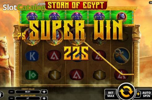 Скрин3. Storm of Egypt слот