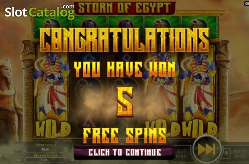 Скрин7. Storm of Egypt слот