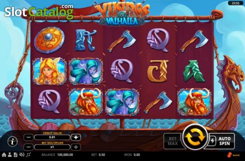 Скрин2. Vikings of Valhalla слот