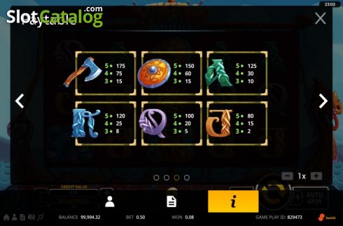 Скрин8. Vikings of Valhalla слот
