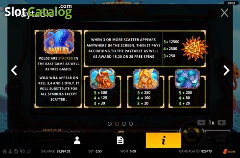 Скрин7. Vikings of Valhalla слот