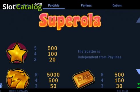 Скрин6. Superola слот