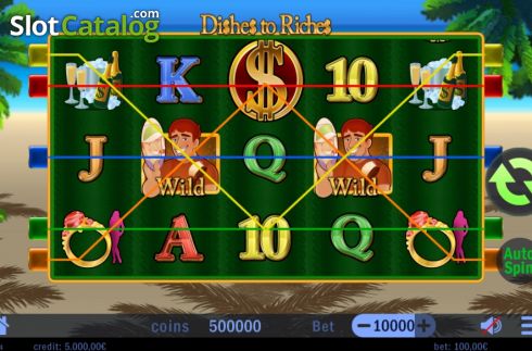 Скрин2. Dishes to Riches слот