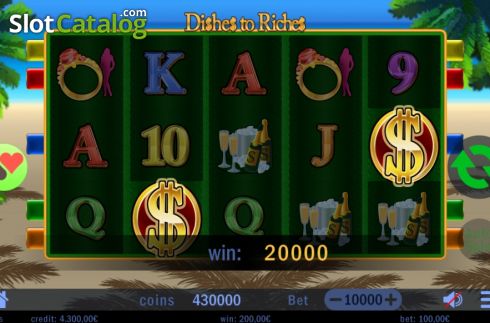 Скрин3. Dishes to Riches слот