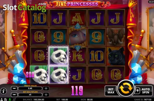 Скрин4. Five Princesses слот
