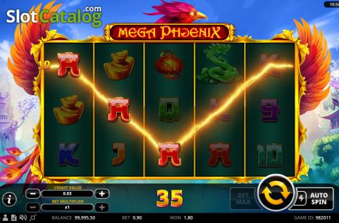 Скрин3. Mega Phoenix слот
