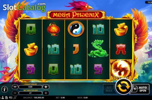 Скрин2. Mega Phoenix слот