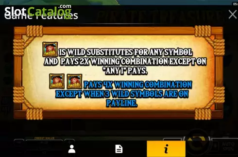 Скрин5. Pirate Treasure (Swintt) слот