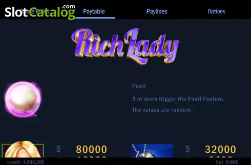 Скрин5. Rich Lady слот