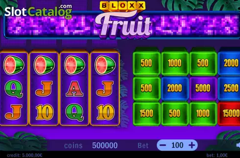 Скрин2. Bloxx Fruit слот