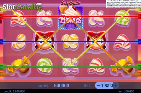 Скрин2. Sweetania Unlimited слот