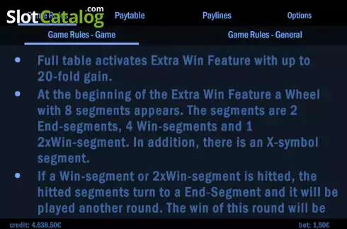 Скрин5. Extra Win X слот