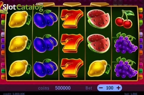 Скрин2. 7 Fresh Fruits слот