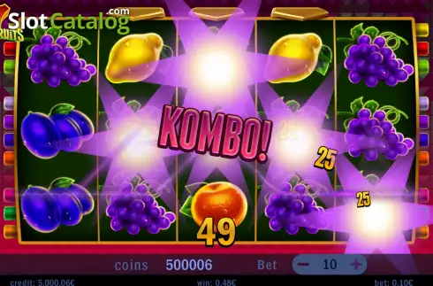 Скрин4. 7 Fresh Fruits слот