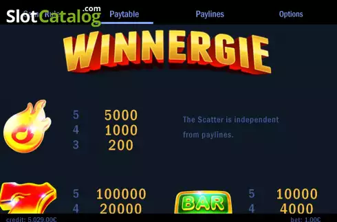 Скрин6. Winnergie слот