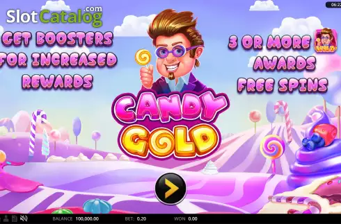 Скрин2. Candy Gold слот