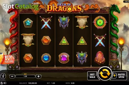 Скрин3. Path of Dragons слот