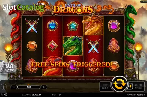Скрин7. Path of Dragons слот