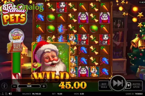 Скрин6. Santa Pets слот