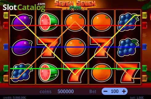 Скрин3. Seven Seven Xmas слот