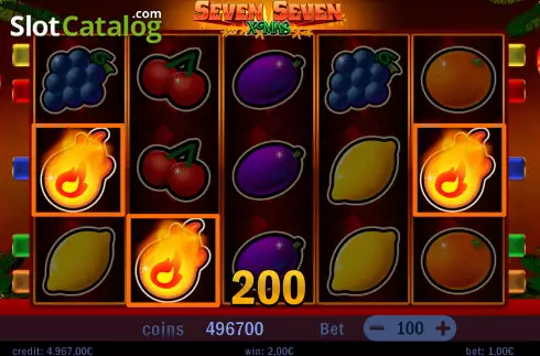 Скрин7. Seven Seven Xmas слот