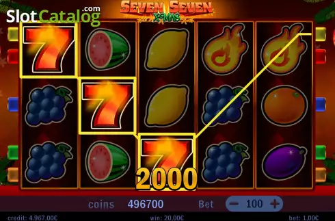 Скрин8. Seven Seven Xmas слот