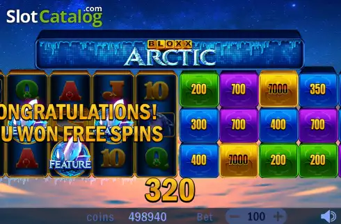 Скрин5. Bloxx Arctic слот
