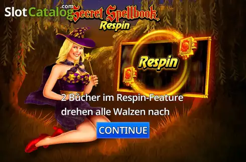 Скрин2. Secret Spellbook Respin слот