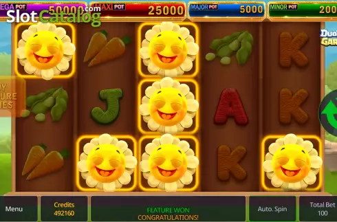 Скрин9. Duolitos Garden слот