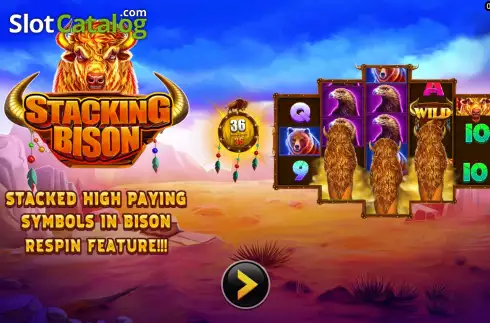 Скрин2. Stacking Bison слот
