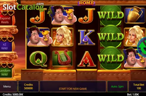Скрин2. Treasures of Rome (Swintt) слот