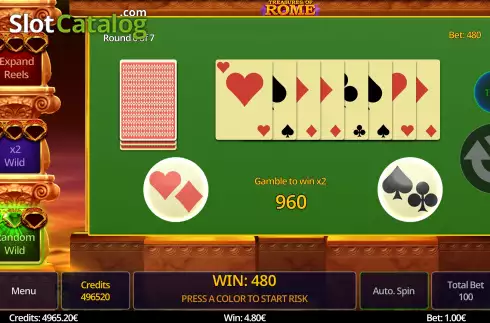 Скрин8. Treasures of Rome (Swintt) слот